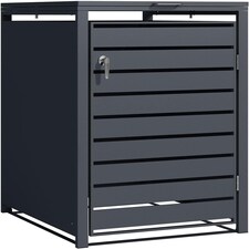 Phoenix GB1168AAK Anthracite Single Wheelie Bin Store / Bin Storage
