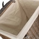 image 5 of Set of 2 Boutique Antique Wash Storage Laundry Wicker Basket | Brown | Brown
