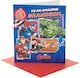 image 1 of Marvel The Avengers Hero Design Grandson Birthday Card with Badge