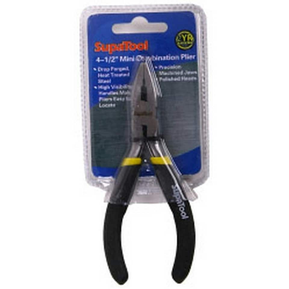 image 1 of SupaTool Mini Combination Plier - Black - 4.5in