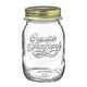 image 4 of Bormioli Rocco Quattro Stagioni Glass Storage Jars - 500ml - Pack of 3
