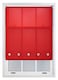 image 4 of FURNISHED Roller Blinds Daylight Round Eyelet Light Filtering Easy Fit Trimmable Window Blind | Red | Red | (W) 135cm x (L) 165cm