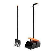 Skylos Pooper Scooper Swivel Bin Rake with Waste Bags Pet Clean Pet Waste