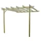 image 1 of Wall Mounted Garden Pergola - Wood - L300 x W360 x H270 cm - Light Green