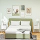 image 2 of HOMCOM Bedside Tables Set of 2 with 2 Drawers for Bedroom, White