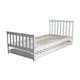 image 1 of Jinsen Single Pull Out Bed - Wood - L205 x W98 x H82 cm - White