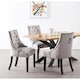 image 9 of Duke LUX Dining Table Single, White Brown | Oak