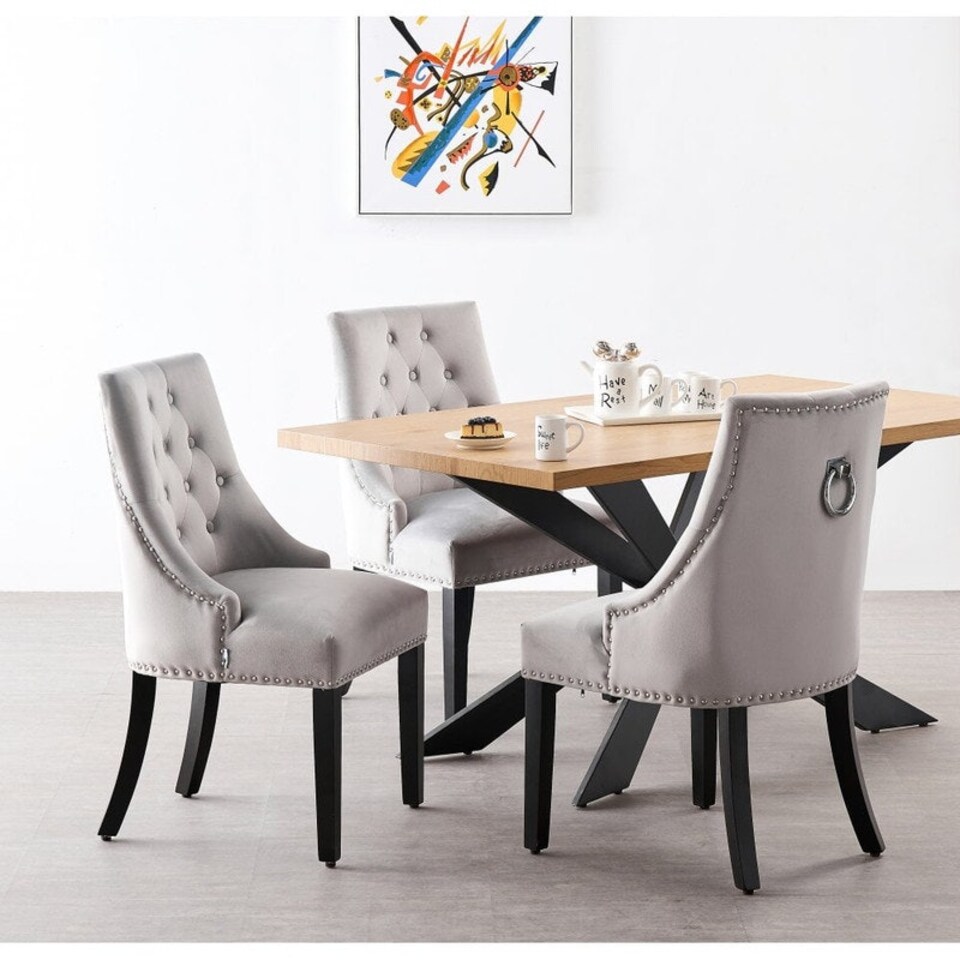 image 1 of Duke LUX Dining Table Single, White Brown | Oak