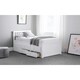 image 2 of Premier Crisp Pure White Day Bed Single 3ft (90cm) + Pull Out Bed (Guest Bed)