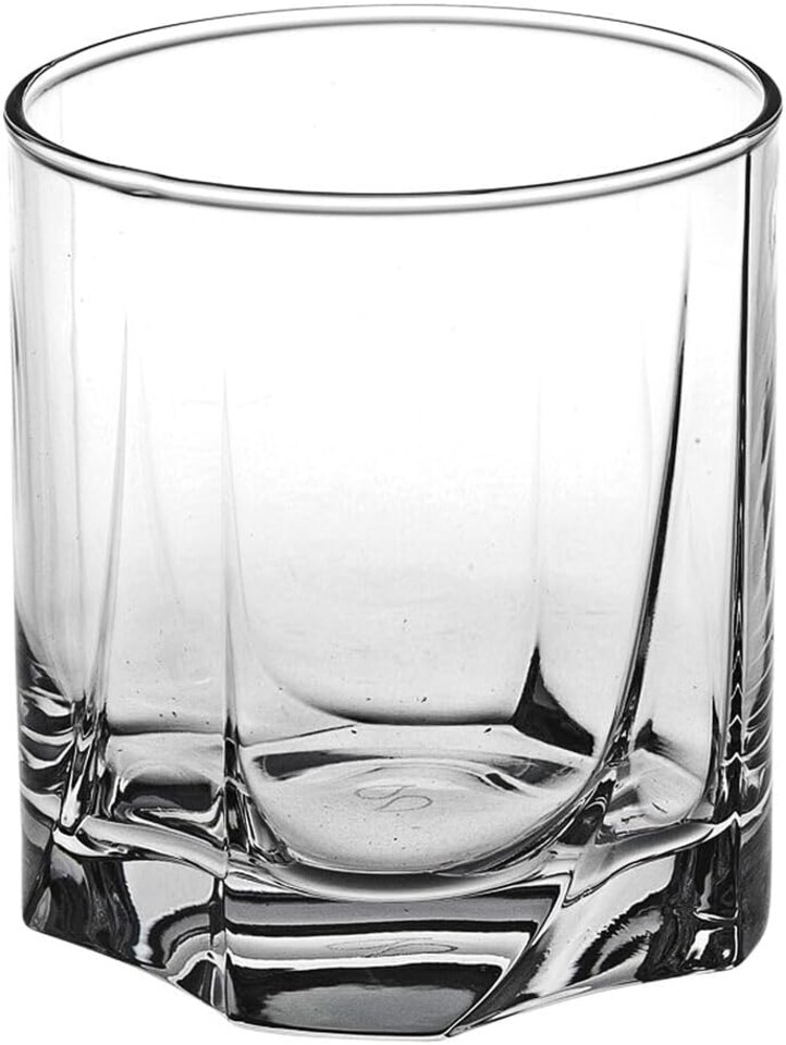 image 1 of 250ml Small Highball Tumbler Drinking Glasses, Ideal for Water, Whiskey, Juice, and Cocktails, Perfect for Home or Bar Use, Durable and Stylish Design, Clear Glass (Set of 6) | Clear | Whiskey Tumblers