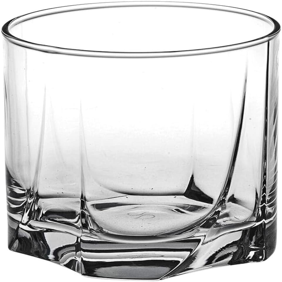 image 1 of 250ml Small Highball Tumbler Drinking Glasses, Ideal for Water, Whiskey, Juice, and Cocktails, Perfect for Home or Bar Use, Durable and Stylish Design, Clear Glass (Set of 6) | Clear | Whiskey Tumblers