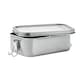 image 2 of MidOcean Gobuddy 750ml Lunch Box | Silver | Matt Silver | One Size | 1