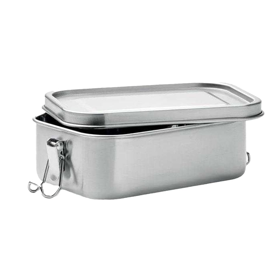 image 1 of MidOcean Gobuddy 750ml Lunch Box | Silver | Matt Silver | One Size | 1