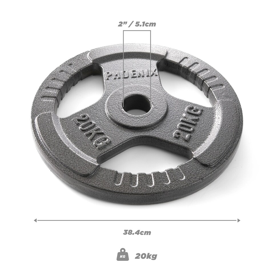 image 1 of Phoenix Fitness Olympic Weight Plate - 20kg