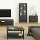 image 6 of Barcelona Sideboard 2 Doors 1 Drawer in Matt Black