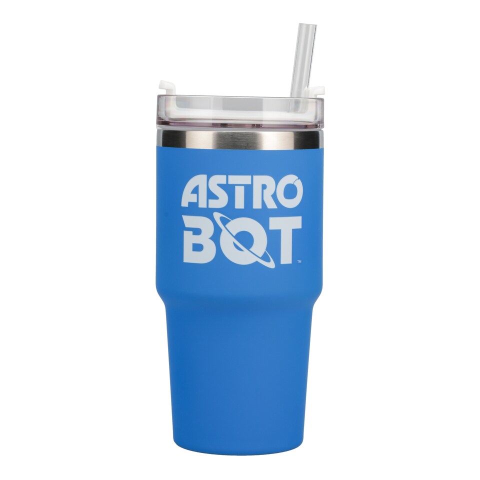 image 1 of Astro Bot Gamer Cup 600ml Insulated Travel Cup, Multi-Way Lid, Hot & Cold Drinks, Reusable Bottle, Paladone