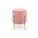 image 4 of Dusky Pink Velvet Stool