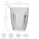 image 3 of Duralex Provence Water / Juice Traditional Tumbler Glasses - 160ml - Pack of 6 Clear