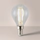 image 3 of ValueLights 2 Pack LED Filament E14 Clear Golfball Light Bulbs | Clear
