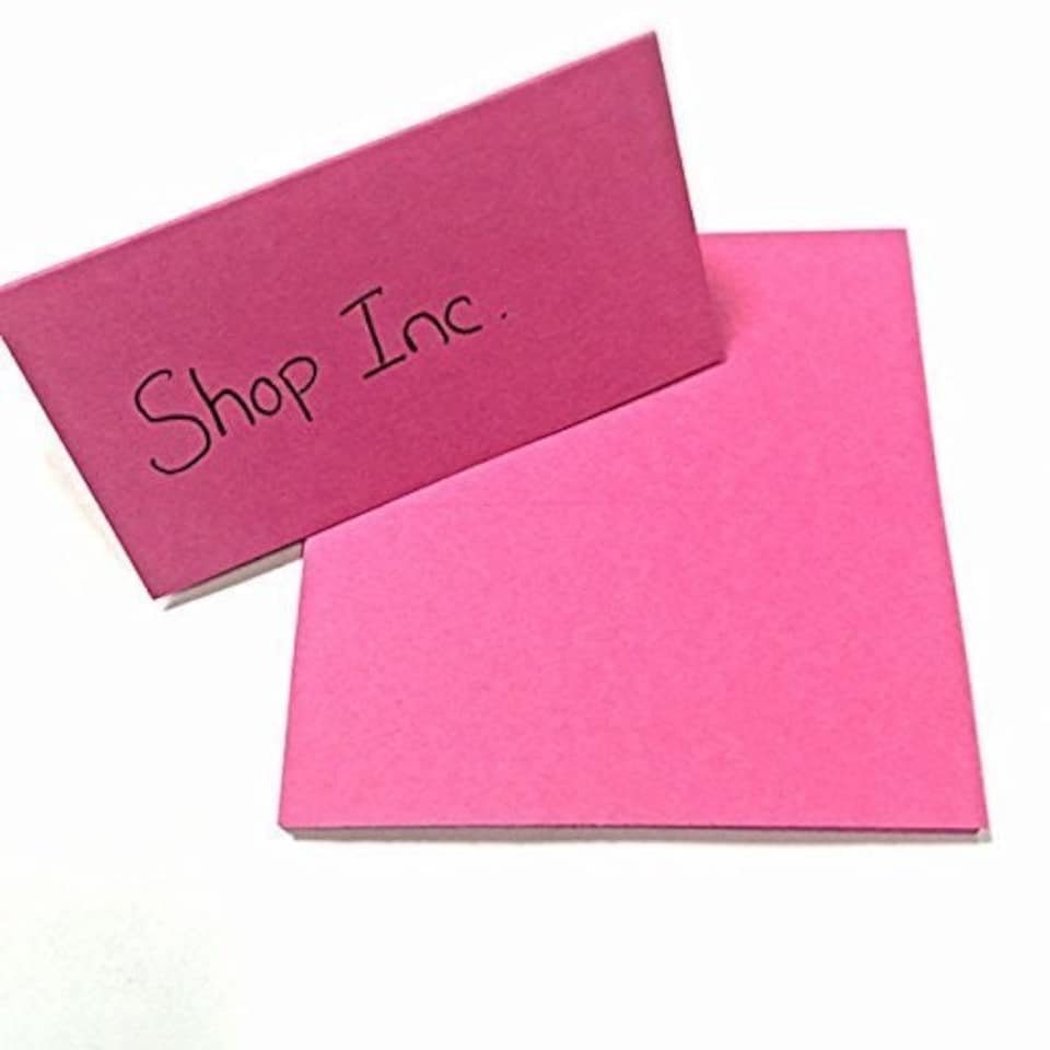 image 1 of Pack Of 10 High Quality Place Cards (Dark Pink Colour)