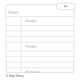 image 4 of Pack of 10 Rhino 8 x 6" 84 Page Red 5-Day Week Homework Diaries