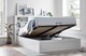 image 1 of 4ft6 Double White Wood Wooden Lift Up Ottoman Storage Bed Frame Bedstead