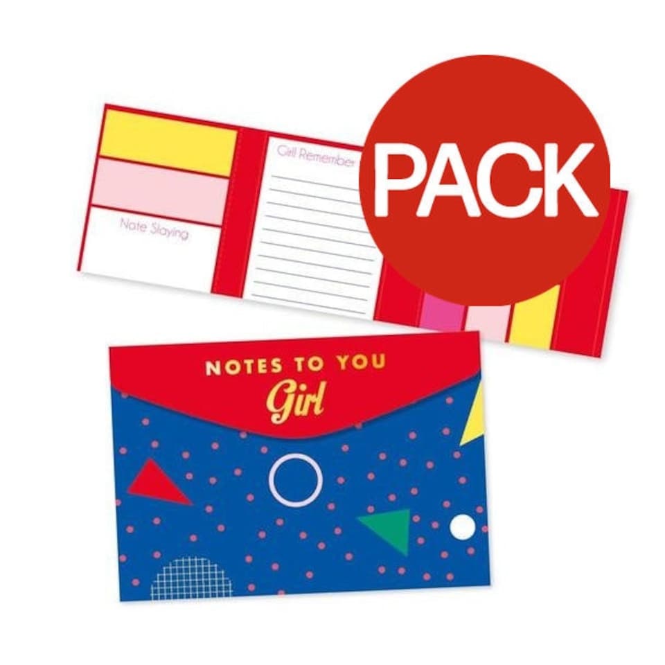 Bossin It Notes To You Sticky Notes (Pack of 8) - Multicoloured - One Size