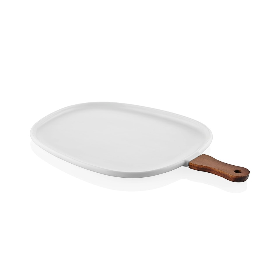 image 1 of Woody Collection Porcelain Serving Board - 38 x 25 cm
