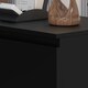 image 6 of FWStyle Carlton 3 Drawer Chest Of Drawers - Matt Black
