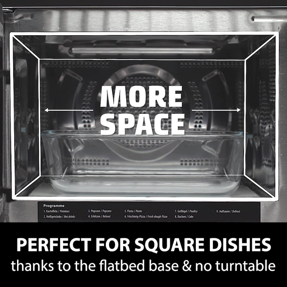 image 1 of Caso Design MCG 25 Ceramic Chef Microwave Oven & Grill, 25L Capacity, 900W Microwave with 1200W Grill and 2050W Convection
