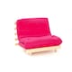 image 2 of 3ft Single Luxury Futon Mattress And Base Set in Pink