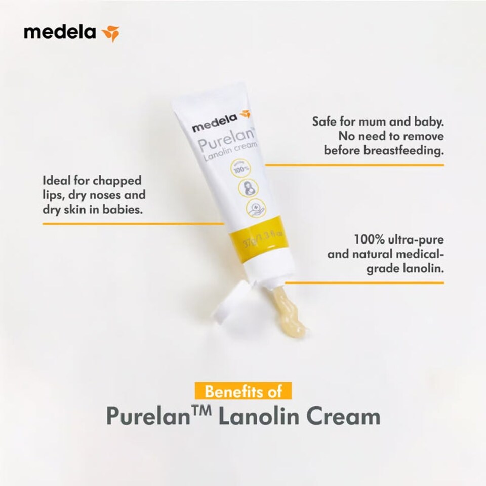 image 1 of Medela Purelan Lanolin Nipple Cream 37g