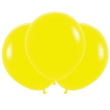 Fashion Solid Sunshine Yellow Sempertex Biodegradable Latex Balloons 45cm / 18 in - Pack of 25