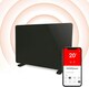 image 5 of Igenix IG9521BLWIFI Smart Glass Panel Heater 2000 W with Amazon Alexa, Free Standing or Wall Mountable Heater with Day and Weekly Timer, Black