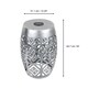 image 3 of Teamson Home Outdoor Garden Decor 2 in 1 Round Large Solar Powered Lantern LED Light