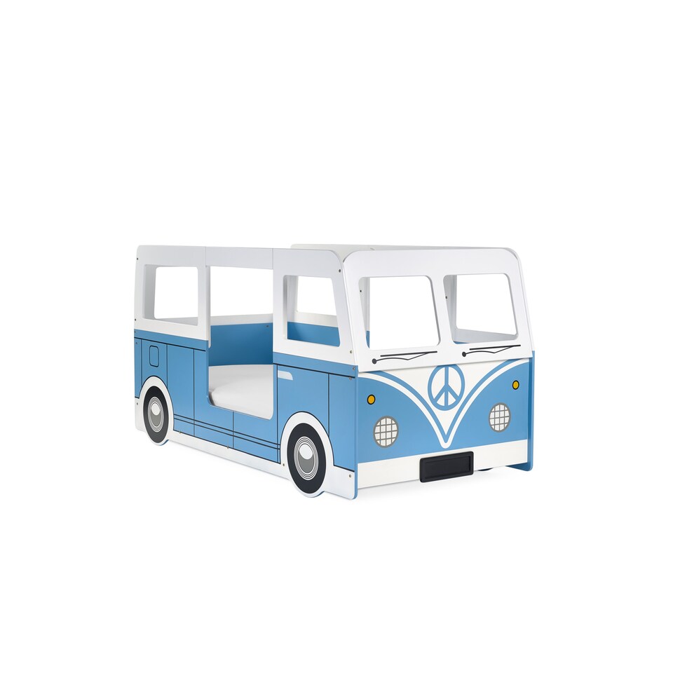 image 1 of Campervan 90cm Single Blue and White Bed