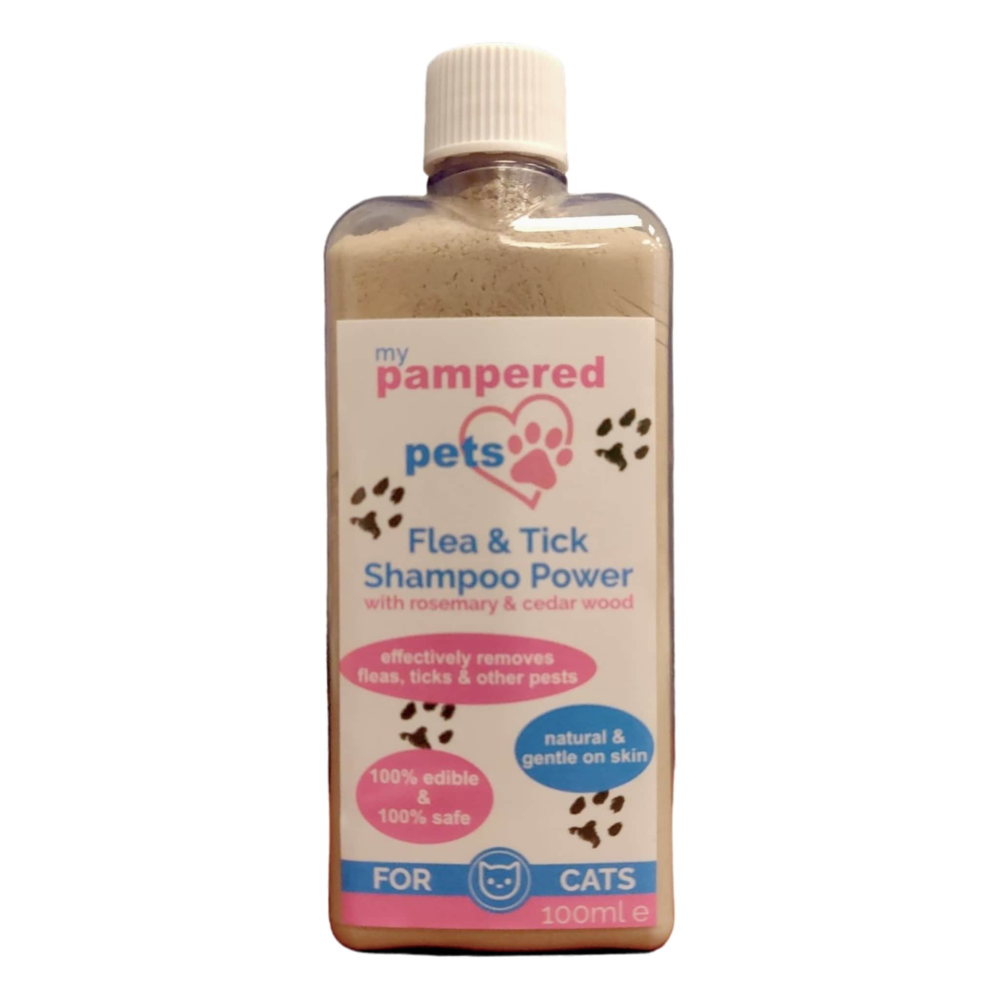 Flea & Tick Shampoo Powder For Cats 100ml