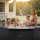 image 3 of Wave Como 6 Person Eco Foam Hot Tub, Flint Grey