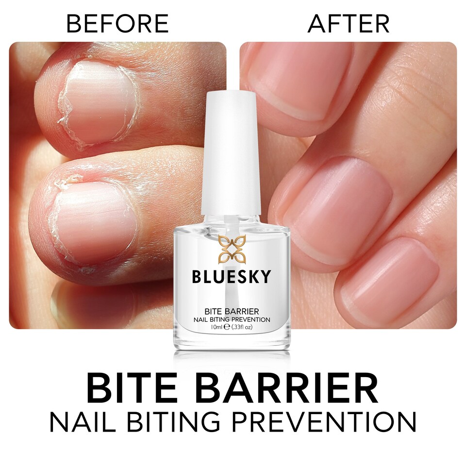 image 1 of Bluesky Clear Gel Polish - Bite Barrier 10ml
