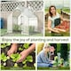 image 6 of Outsunny Walk-In Portable Greenhouse Mini Grown House Steel Frame Window White