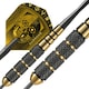 image 3 of Harrows Voodoo Brass Steel Tip Darts Set 19g, 21g, 23g, 25g & 27g - Includes Speedline shafts, Marathon Gold Flights & Travel Case, (23g)