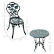 image 5 of Outsunny 3 Pieces Bistro Set Furniture Garden Balcony Table 2 Chairs