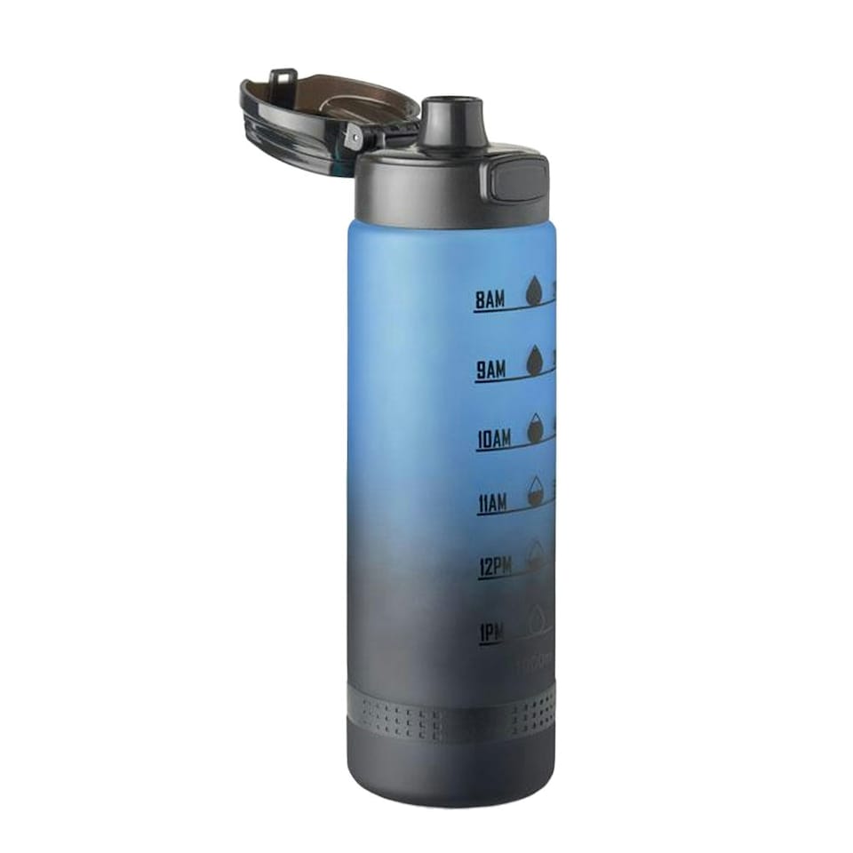 image 1 of MidOcean Level RPET Sports 1L Water Bottle - Blue - One Size Blue | One Size