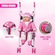 image 3 of BiBi Doll Pink & Black Foldable Dolls Buggy Stroller & Toy Pushchair for 20" Dolls