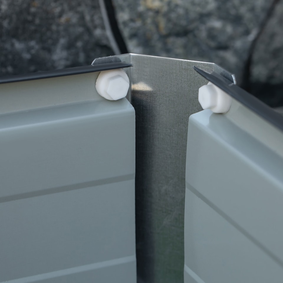 image 1 of Outsunny Raised Garden Bed Metal Planter Box for Vegetables Flower