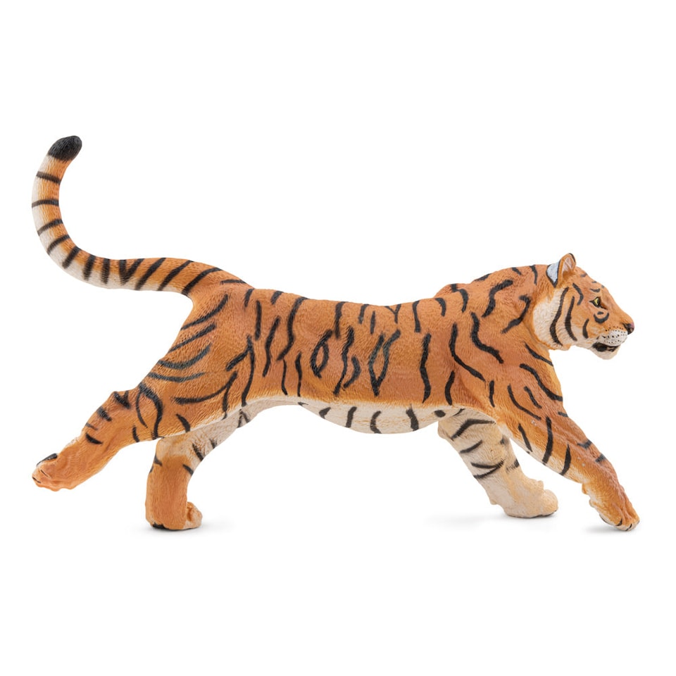 image 1 of PAPO Wild Animal Kingdom Running Tiger Toy Figure (50321)