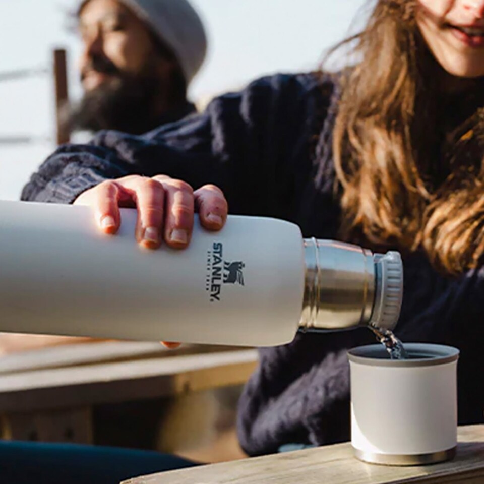 image 1 of Adventure To-Go Insulated Thermal Bottle 1.0L | White | White | 1