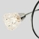 image 2 of ValueLights Astley 3 Way Chrome Swirl Ceiling Light & Bulb