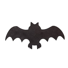Black Bat Halloween Foam Shapes - Pack of 10