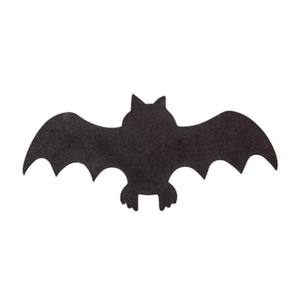 Black Bat Halloween Foam Shapes - Pack of 10